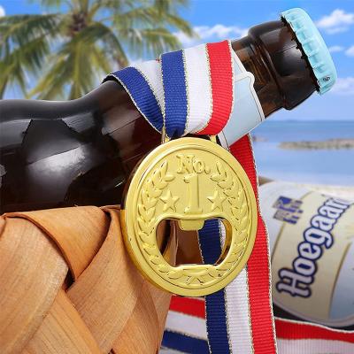 China World Metal Opener Beer Bottle Opener Finisher Reward Custom Special Medal for Activity Events for sale