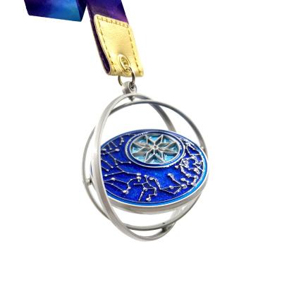 China China Factory Wholesale 2D Finisher Custom Racing 3D Award Sports Running Marathon Medals For Events for sale