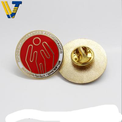 China China Wholesale Metal Customized Company Logo Lapel Pins for sale