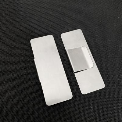 China Wholesale Durable High Quality Western Antique Metal Clip Rectangle Unisex Silver Alloy Spring Silver Steel Clip Clip for sale