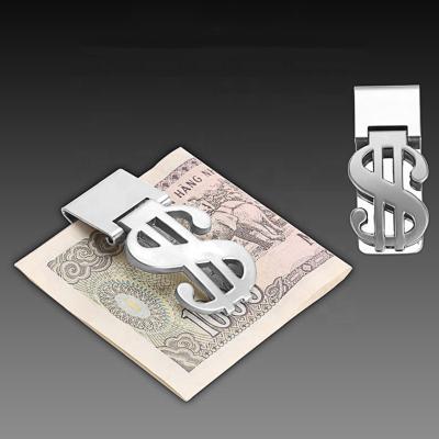 China VJ Metal Stainless Steel US Dollar Wallet Sorting Case Clamp Holder Cash Money Clip For Business Men Women for sale