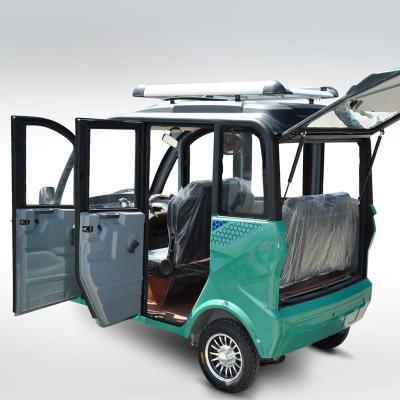 China Hot Sale New Energy 1000w 60V Electric Passenger Three Wheel Electric Tricycle With Cabin Passenger Seat for sale