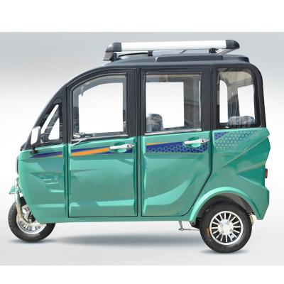 China Wholesale Popular Approval Three Wheel Electric Tuk Tuk 230kg New Fully Enclosed Style Electric Tricycle For Passenger for sale