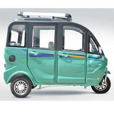 China Three Wheel Factory Direct Sale 60V 1000W Electric Disc Brake Fully Enclosed 3 Wheel Electric Tricycle For Passenger for sale