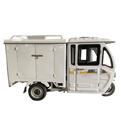 China Electric Cargo Tricycle 3 Wheel Powerful Three Wheel Rickshaw Fully Enclosed Cargo ZS-150TB for sale