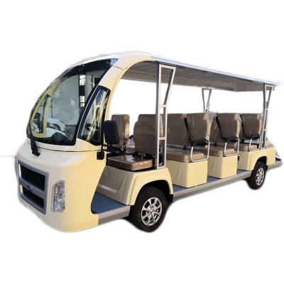 China Scenic Spot 14 Seats Electric China Manufacturer Suitable Multiple Scenarios Electric Car 4wd Equipped Sightseeing Car for sale