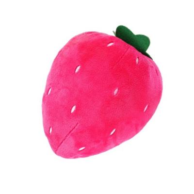 China Comfy Terylene Sloth Fruit Plush Doll Strawberry Plush Pillow For Multiple Scenarios for sale