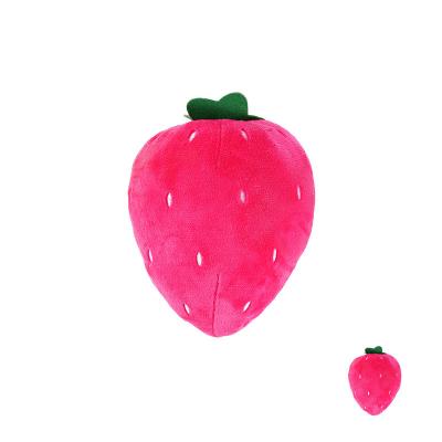 China Terylene Plush Toys Strawberry Cushion Strawberry Plush Pillow for sale