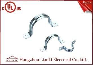 China 2 Hole Rigid Conduit Straps IMC Conduit Fittings Galvanized Conduit Clamp for sale