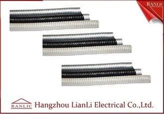 China Grey / Black Galvanized Steel Flexible Electrical Conduit with PVC Coated for sale