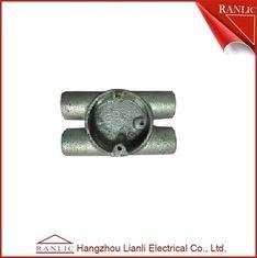 China Twin Through H Way Conduit Junction Box Steel Conduit Fittings OEM for sale