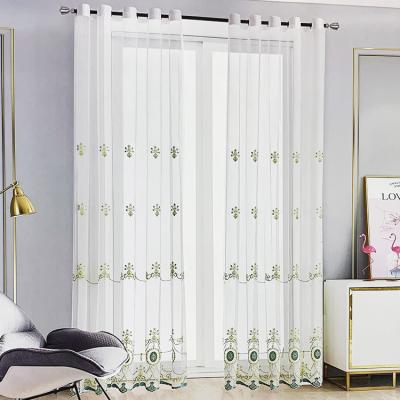 China House Tulle Fabric Insulated Warm Curtains Like Embroidery Sheer Window Curtain for sale