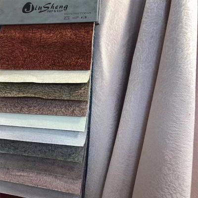 China 2020 Fashions Fire Retardant Jacquard Chenille Curtain Fabric For Living Room And Sofa for sale