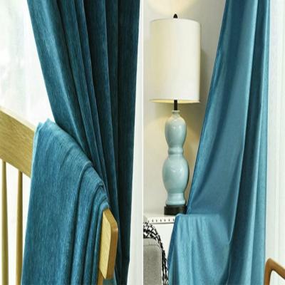 China Blackout Amazon Product Chenill Blackout Curtain Lining Fabric for sale