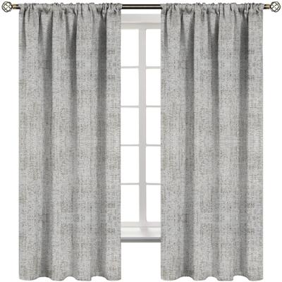 China Store America Market Offer Free Sample Stock Colors In My Warehouse Jacquard Blackout Curtain Fabric Faux Silk Curtain for sale