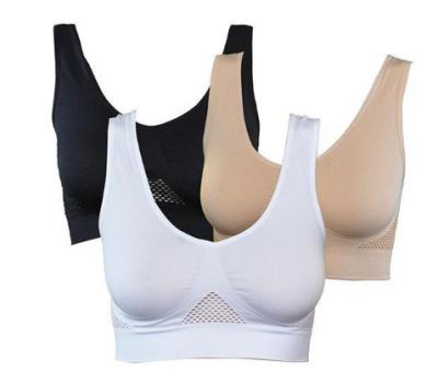 China Dropshipping Nylon/Cotton Dropshipping Comfort Bra Posture Corrector Women Yoga Breathable Underwear Sports Support Shockproof Bras for sale