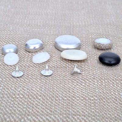 China Wholesale Hat Washable Use Cloth Covered Buttons Round Bread Form Button Accessories DIY Fasten Hats Hemming Cover Buttons Baseball Caps for sale