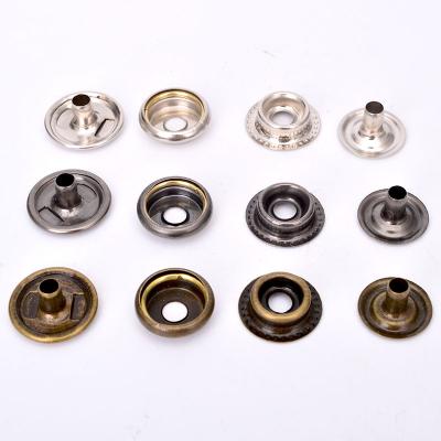 China Wholesale 201 Dry Cleaning Metal Snap Buttons High Quality Iron Buckle For Clothing for sale