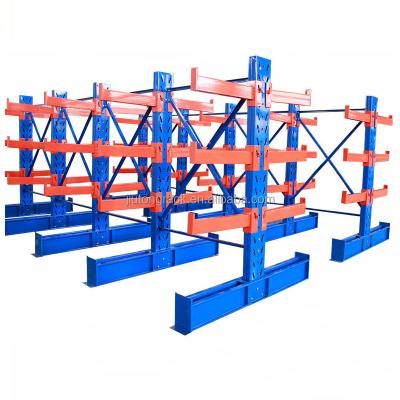 China Corrosion Protection CE Certificate Heavy Duty Cantilever Storage Racks For Car Wood Material for sale