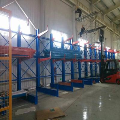 China Corrosion Protection Boltless Steel Tray Frame Steel Cantilever Racks for sale