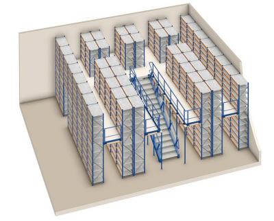 China Corrosion Protection Heavy Duty OEM Warehouse Storage Solution Mezzanine Racking System for sale