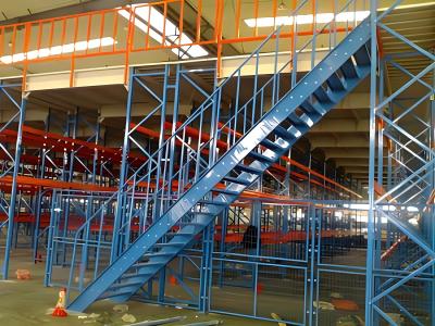 China Mezzanine Floor Racking System Q235 Storage Warehouse Steel Platform for sale