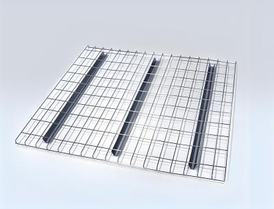 China Customizado Grande Tamanho de Aço Galvanizado Metal Customizado Big Step Beam Wire Mesh Deck Suporte de Carga Pesada à venda