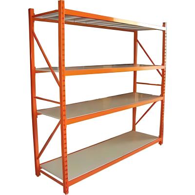 China Pallet Racks de almacenamiento de carga media Estantes de metal ajustables con largo alcance en venta