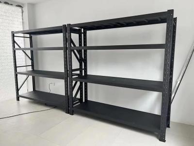 China Durable Medium Duty Pallet Racking Garage Steel Long Span Shelving Warehouse Stacking Rack for sale