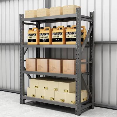 China Cold-Rolled Steel Shelf Rack Supermarket Shelves Customized for sale