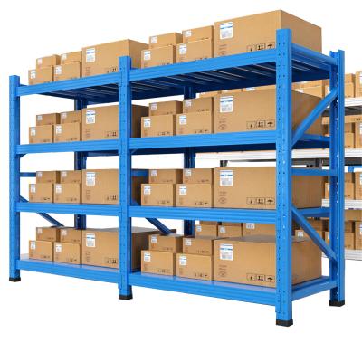 China Medium Duty Rack Stalen opslagplaats Verstelbare planken Warehouse Gondola Display Rack Te koop