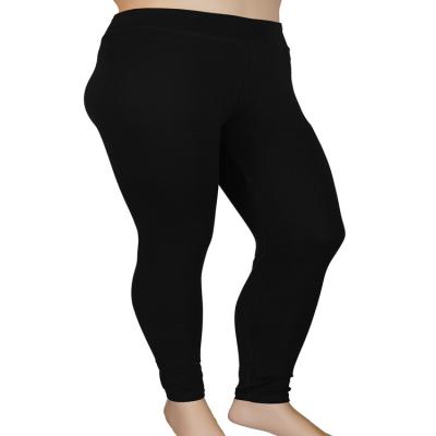 China Breathable Women Plus Size Stretch Ankle Length Gaiters Comfortable Yoga Stretch Pants for sale