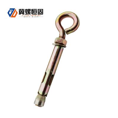 China Carbon Steel 4.8 Galvanized Steel Eye Hook Sleeve Anchor Bolt for sale