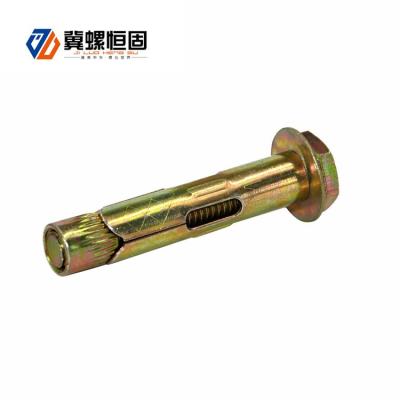 China M10 Steel Sleeve Anchor Fixing Hex Bolt Hex Bolt Sleeve Anchor for sale