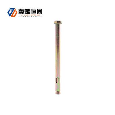 China M12 M20 Steel Yellow Galvanized Hex Flange Nut Sleeve Anchors for sale