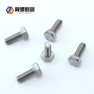 China China Stainless Steel OEM Thread Hex Head Bolt DIN 933 Full Bolts for sale