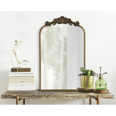 China Fashion Modern Standard Country Style Bedroom Decorative Wall Mounted Hanging Mirror for sale