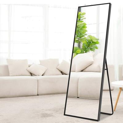 China High Quality Europe Style Modern Style Bathroom Mirror OEM ODM Factory Price Makeup Mirror Bedroom Rectangle Floor Standing Mirror for sale