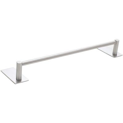 China Easy Way To Install 304 Stainless Steel Bathroom Modern Style Self Adhesive Towel Rack for sale