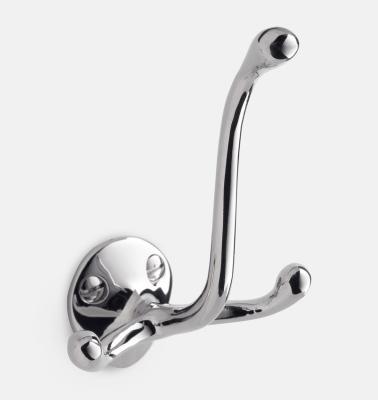 China Durable Simple Modern Bathroom Stainless Steel Wall Mounted Coat Hook Towel Robe for sale