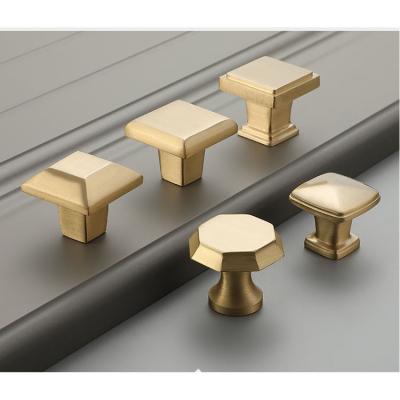 China Modern Eco-friendly Wardrobe Nordic Luxury Golden Door Style Solid Decorative Drawer Pull Gold for sale