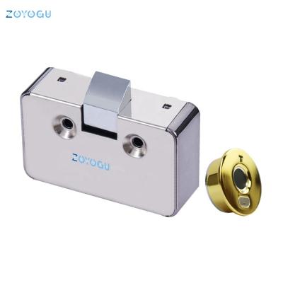 China Home Hotel Apartments Office Embedded Smart Drawer Lock Zinc Alloy Material Fingerprint Electronic Cabinet Lock for sale