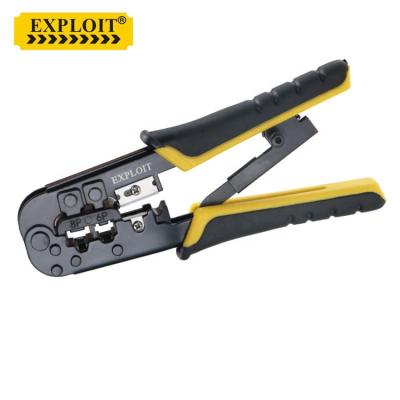 China MULTI FUNCTIONAL Ratchet Network Cutter Knife Pliers Tool 3 in 1 Crimping Pliers Wire Pliers Wire Stripper for sale