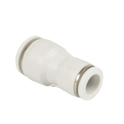 China General PAGE 2 Way Plastic Tube-to-Tube Adapter Straight Unequal Pneumatic Fittings for sale