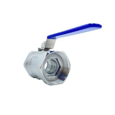 China DN8-DN100 Stainless Steel One Piece Ball Valve with Butterfly and Atmospheric Valve for sale