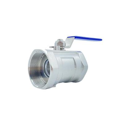 China Industrial Usage 1000 Wog 201 304 316 Stainless Steel Female-Threaded 1PC Ball Valves for sale