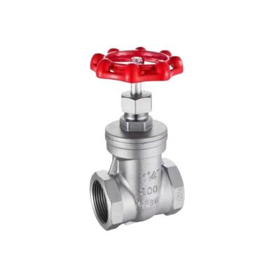 China Water Oil Flow Gate Valve with BSPP End Connection and Sturdy Stainless Steel Design for sale