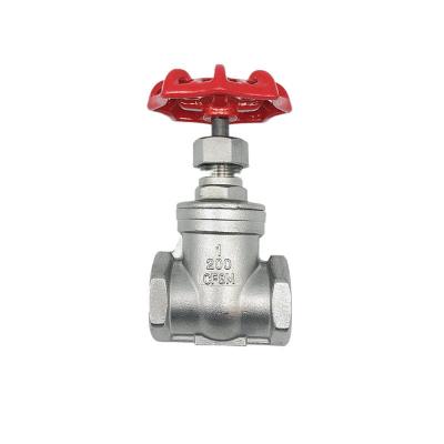 Chine Valve de porte en acier inoxydable avec extrémité filetée NPT et emballage Poids brut de 0,200 kg à vendre