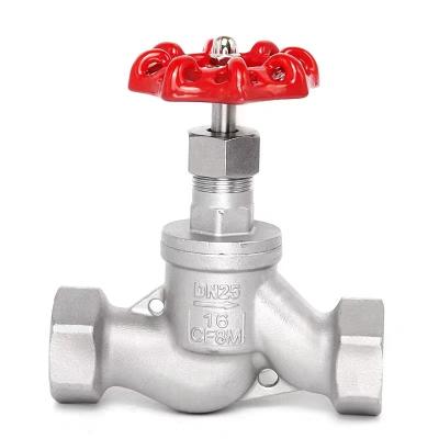 Cina ISO 9001 Standard NPT Connection Stainless Steel Lift Thread Valve Globe Valve Steam Valve in vendita