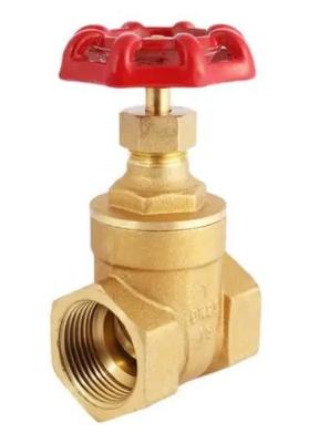 China Manual Female Thread Water Forged 200 Wog Brass Gate Valve with 1 Piece Minimum Order for sale